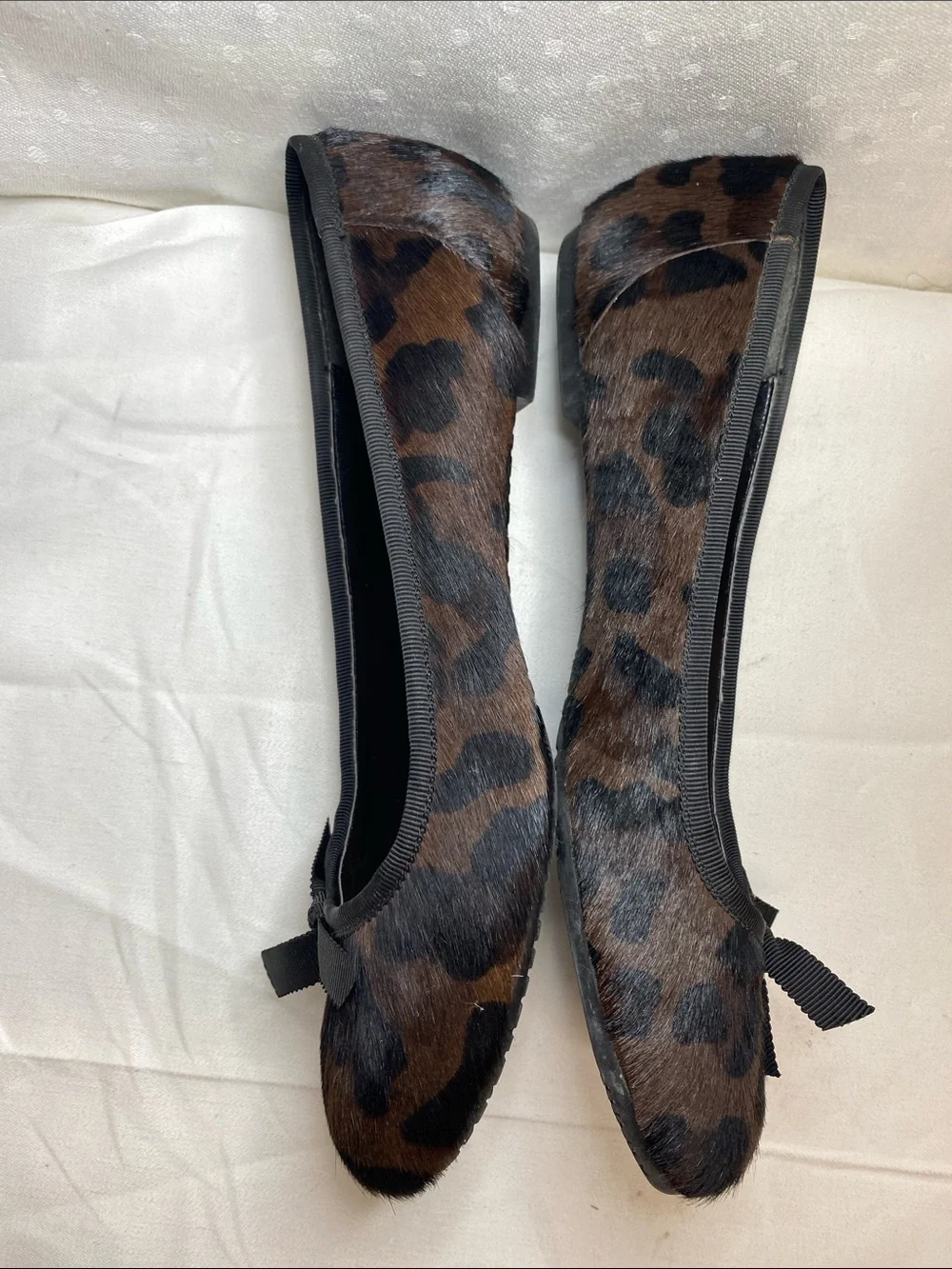 Simply Vera Ganauche Leopard Leather Shoes Flats Size 7.5M